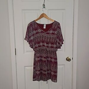 Small Flutter-sleeve Dress by Swell,